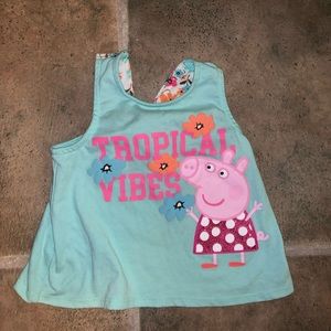 Toddler peppa pig top